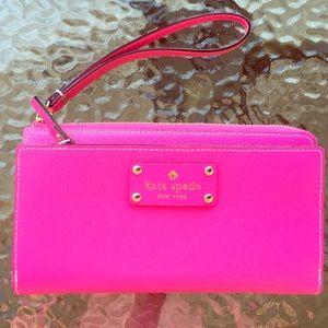 Kate Spade Wristlet Hot Pink