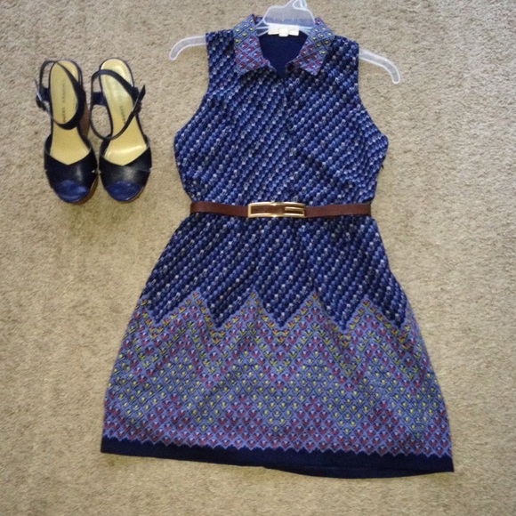 Navy blue dress