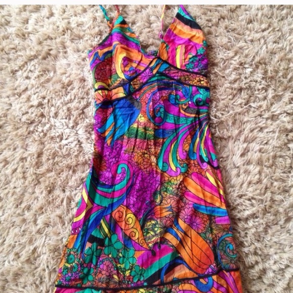 Bohemian dress from India 💜