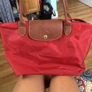 Small Red Longchamp Bag
