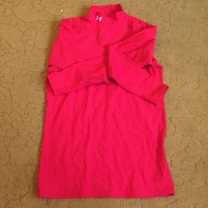 Men's Under Armour Red Cold Gear Long Sleeve Shirt