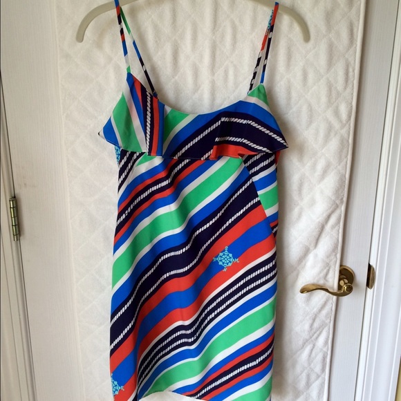 Lilly Pulitzer Laya dress in Overboard Stripe