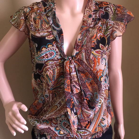 Dressy sheer lined shirt - Picture 1 of 4