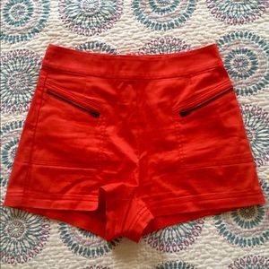 Urban Red High Waisted Shorts ❤️❤️