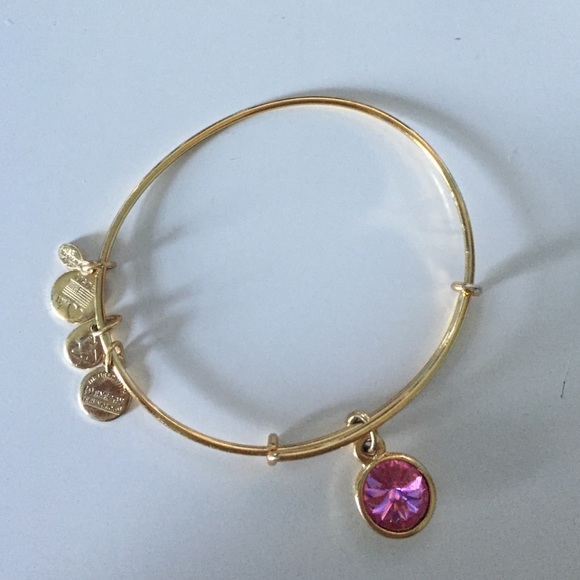 Alex and Ani October birthstone bracelet