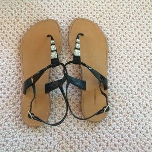 Nordstrom black diamond strappy sandals