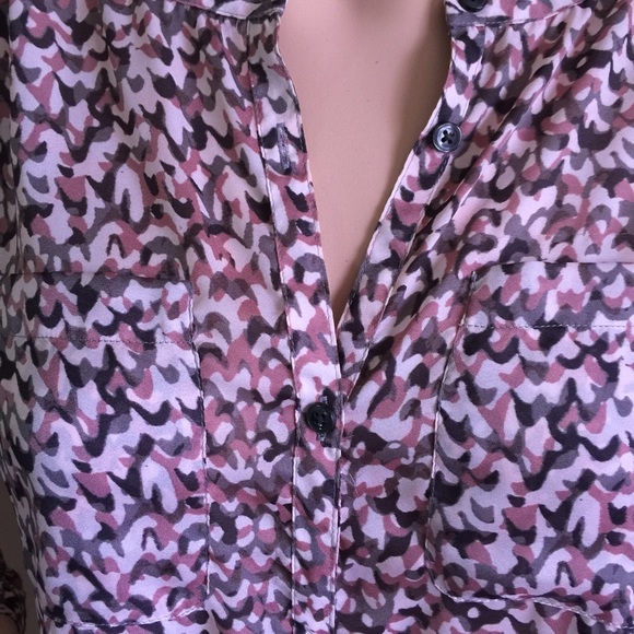 Sheer button up top - Picture 3 of 3