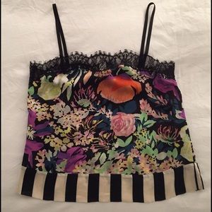DVF Floral Silk Top