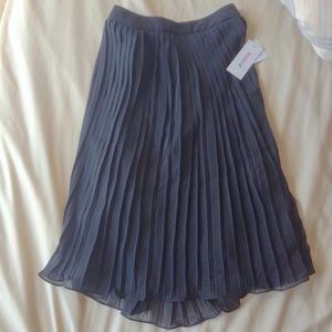 Black Pleated Skirt