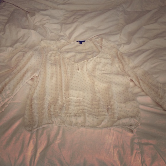 White hippie blouse - Picture 1 of 3