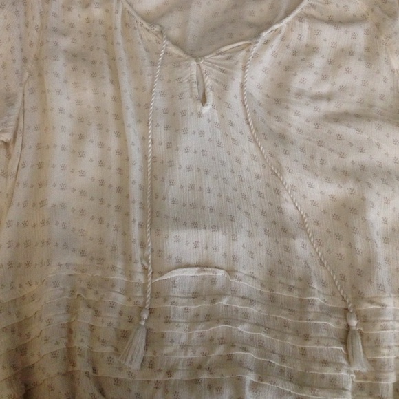 White hippie blouse - Picture 2 of 3