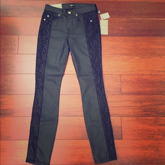 Sold!!!!!!!!7 For All Mankind Lace Pieced Vegan