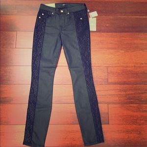 Sold!!!!!!!!7 For All Mankind Lace Pieced Vegan