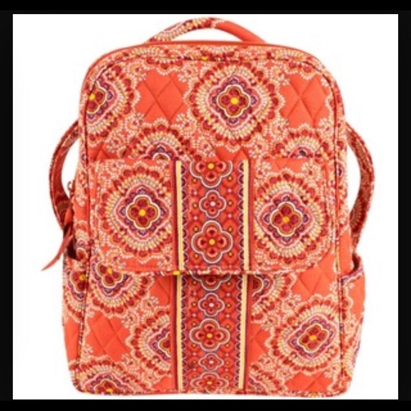 Vera Bradley Small Backpack Paprika Pattern