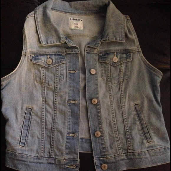 Old navy denim vest
