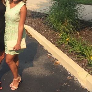 Sea foam green dress