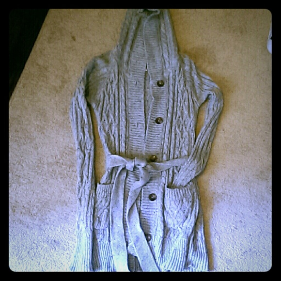 Long grey sweater