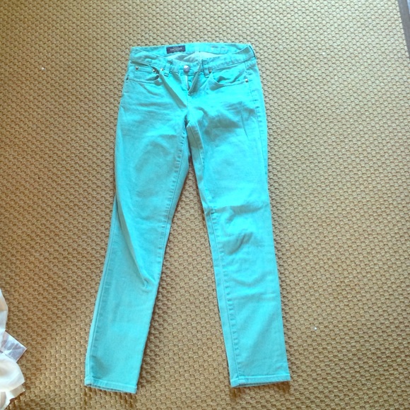 J Crew pastel skinny cropped jeans