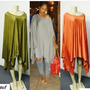 Green poncho dress/shirt
