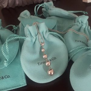 Tiffany & Co bead necklace on a 16" chain