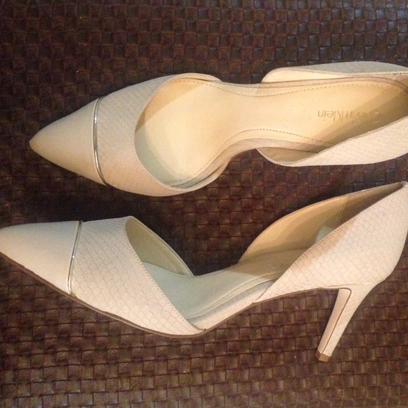 Nude Calvin Klein Heels