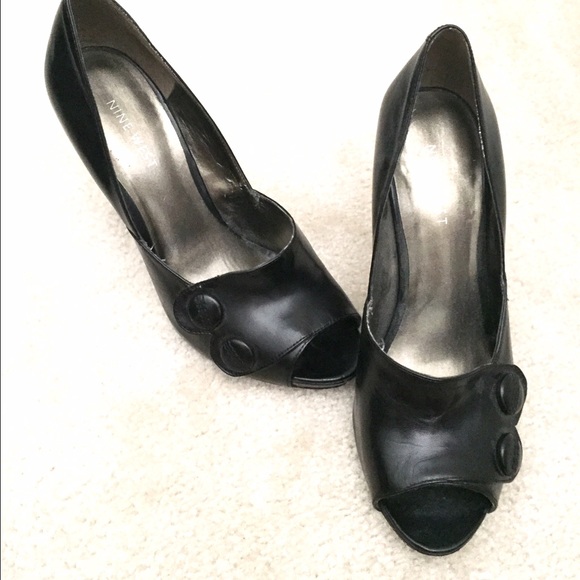 Nine west open toe shoes