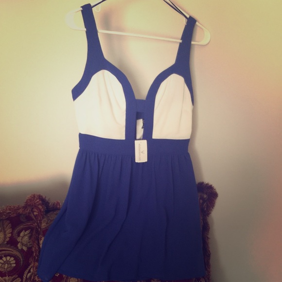 Blue & white Summer dress 👗