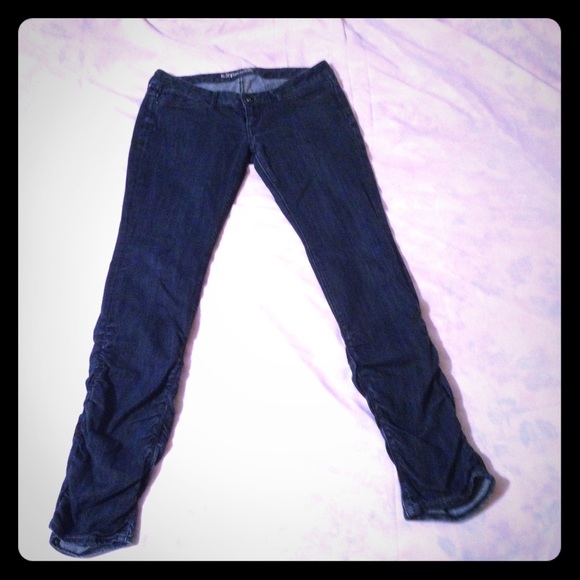 EXPRESS Ruched Jeans