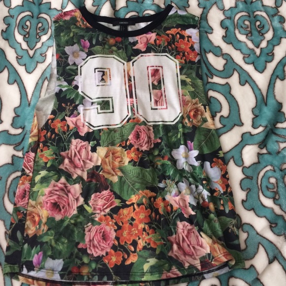 Forever 21 Floral Tank Top
