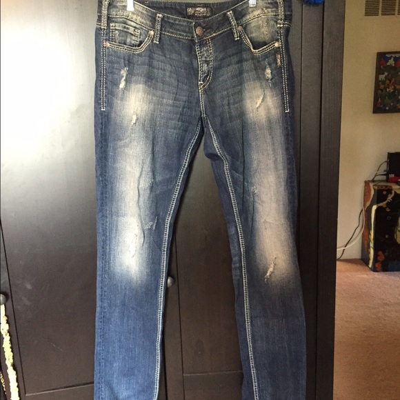 Silver "Aiko Skinny" Jeans SZ W34/L37