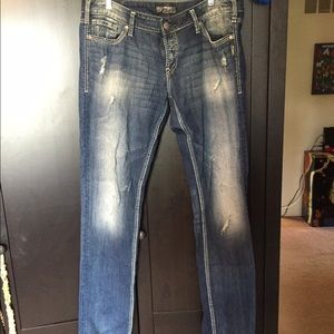 Silver "Aiko Skinny" Jeans SZ W34/L37