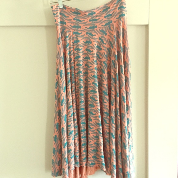 Rachel Pally peacock print skirt