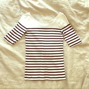 Ann Taylor Chic Striped Shirt
