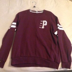 Victoria Secrets Pink sweatshirt: maroon