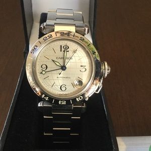 Cartier Pasha C Globus GTM automatic 35mm