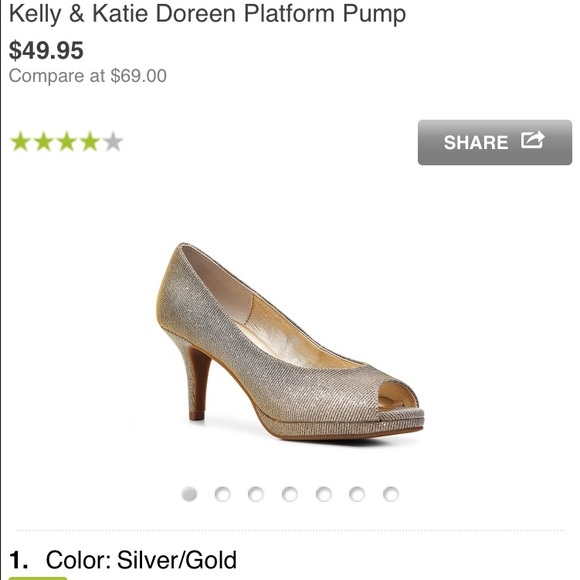 Kelly & Katie Doreen Peep Toe Pump