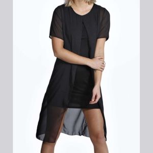 ⚫️ boohoo gemina jersey and chiffon ⚫️