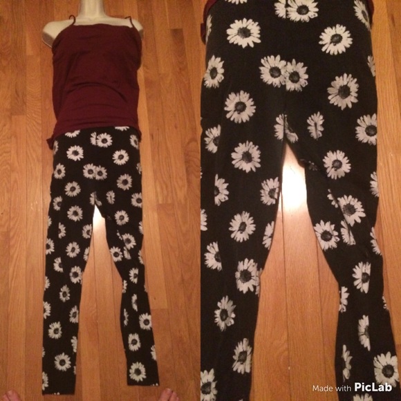 DAISY PRINT LEGGINGS