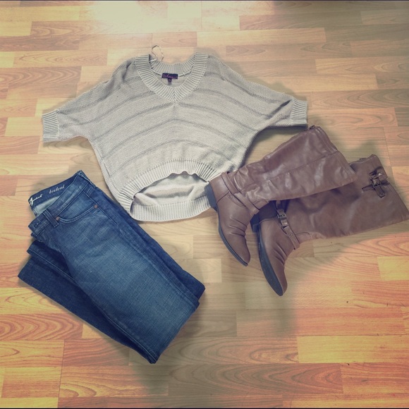 ❌❌SOLD❌KNIT HIGH LOW SWEATER