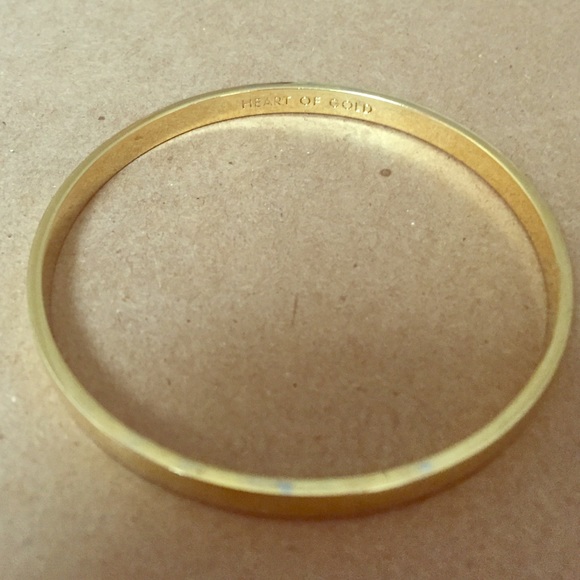 Kate spade heart of gold bangle