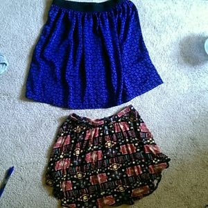 2 skirts jazzy colors