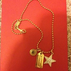 Coach Star Necklace (Gold Plated)
