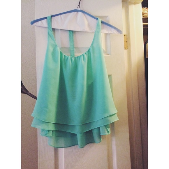 Cute Aqua top!!