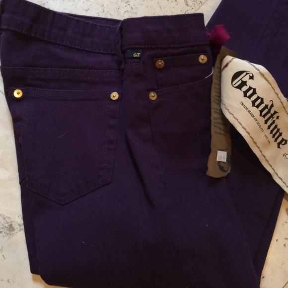 Purple 5 Pocket Skinny Jean - Picture 2 of 2