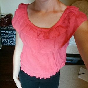 2 summer tops 1 pink 1 blue