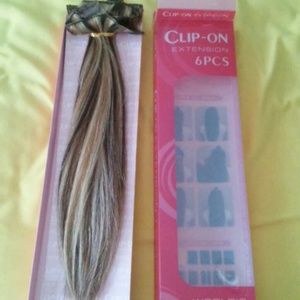 14 inch 100% human hair extensions