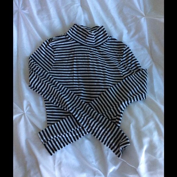 Charlotte Russe Striped Crop Top