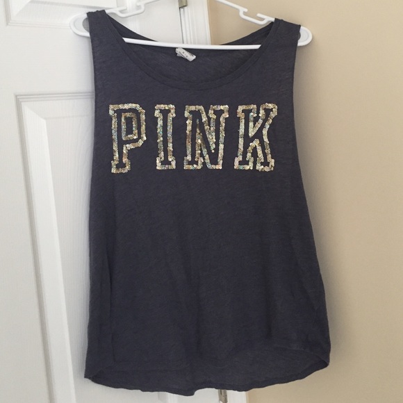 Pink muscle tee