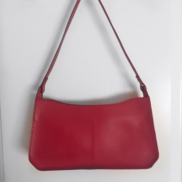 Francesco Biasia Red Leather Handbag