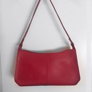 Francesco Biasia Red Leather Handbag